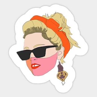 80s Madonna Quarentined Sticker